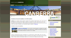 Desktop Screenshot of discovercanberra.com
